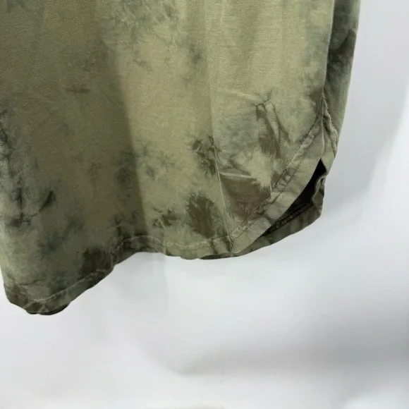 Pact Far Out T-shirt Olive Tie-Dye Women's Dress L - Picture 8 of 9